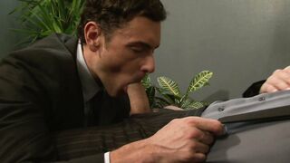 Executives Jeremy Bilding & John Magnum Have Sex