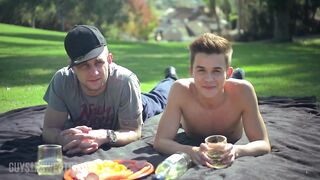 Andy's double cumshot